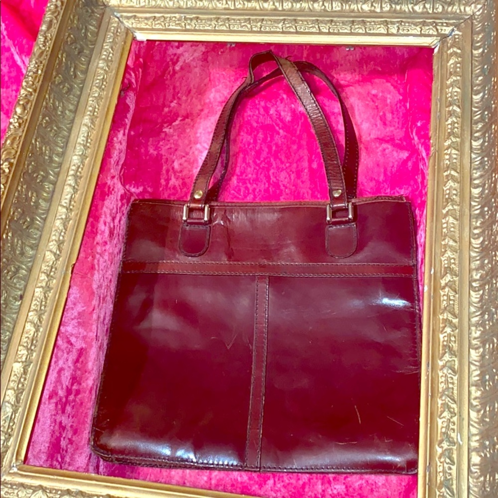 SALE 1970’s Leather D.H. Holmes Co Ltd Bag